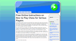 Desktop Screenshot of chesshowto.com